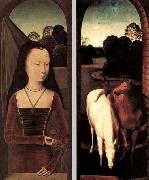 Hans Memling Diptych with the Allegory of True Love oil painting reproduction